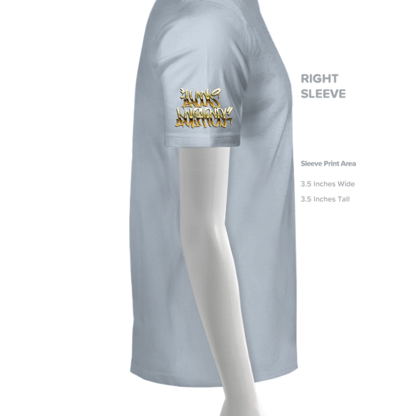 Carolina Blue - 3001C - SLEEVE_RIGHT